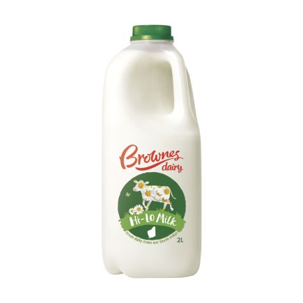 Brownes Dairy HiLo Milk 2 Litre