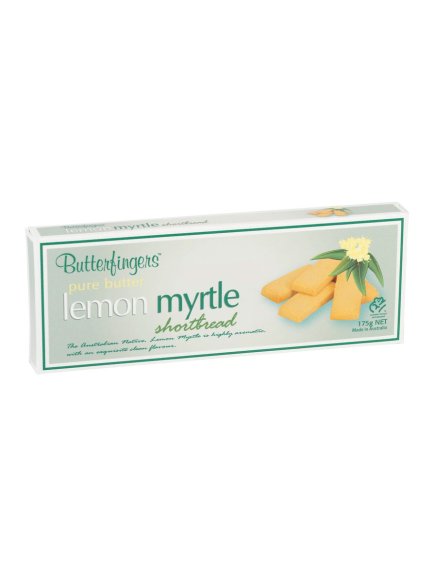Butterfingers Pure Butter Lemon Myrtle Shortbread 175g